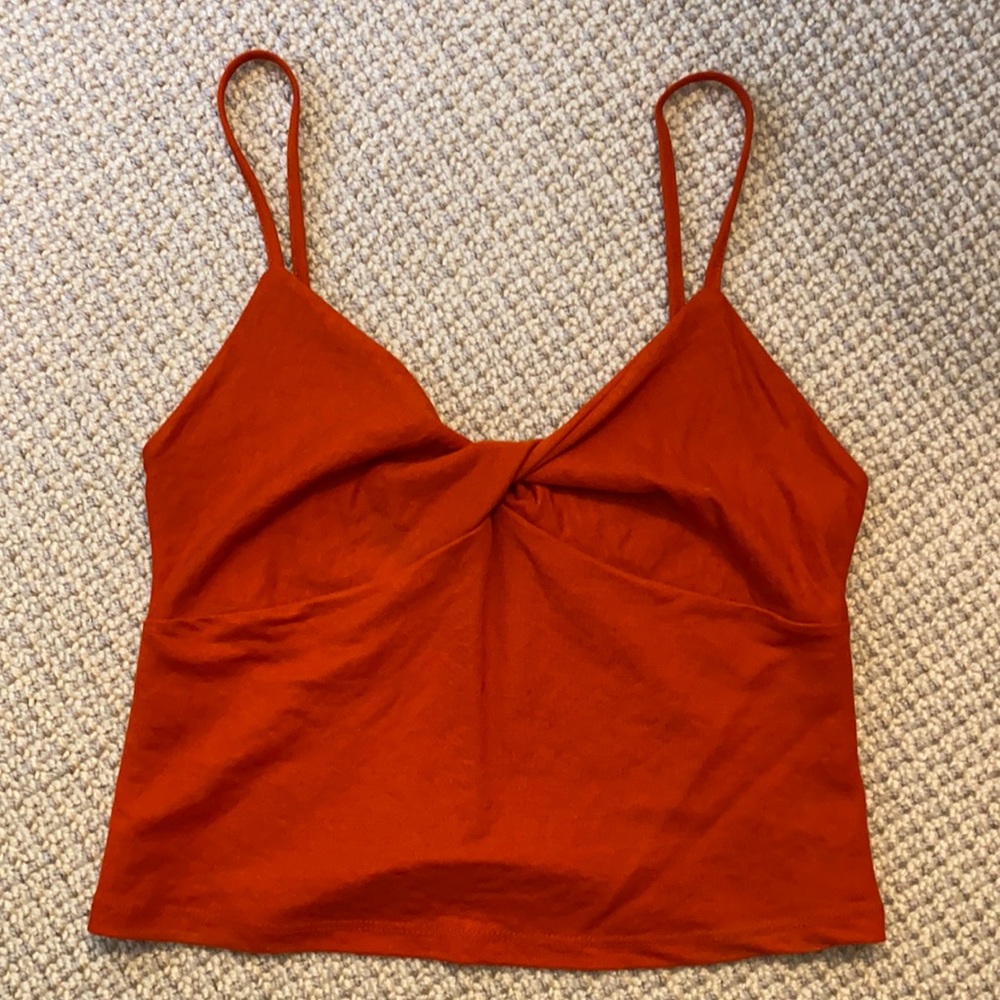Burnt orange Zara Tank Top